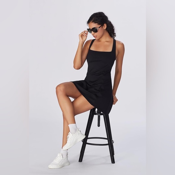 DH-Max Square Neck Tennis Dress - Picture 3 of 6